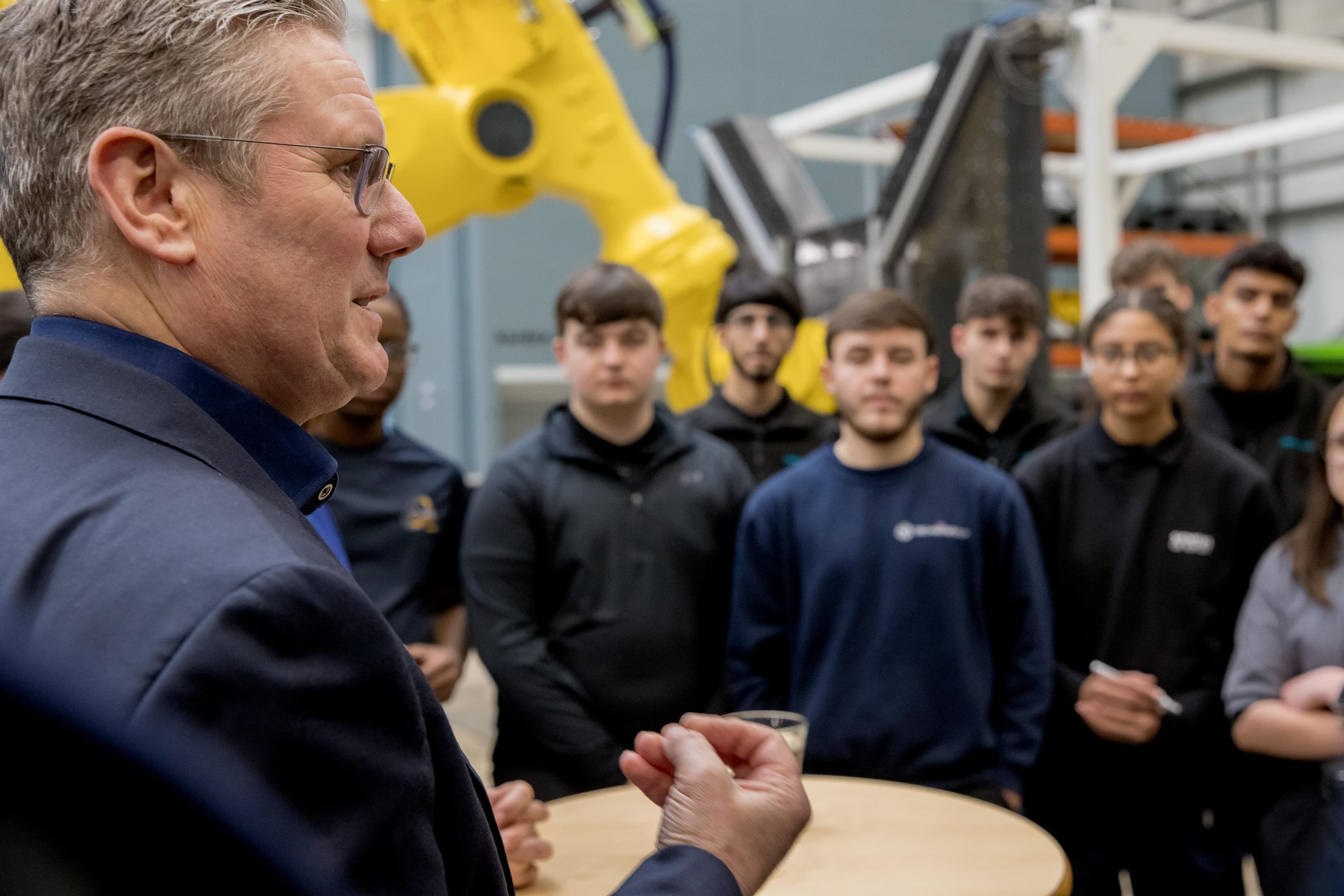 Keir Starmer visits apprentices at MTC Coventry