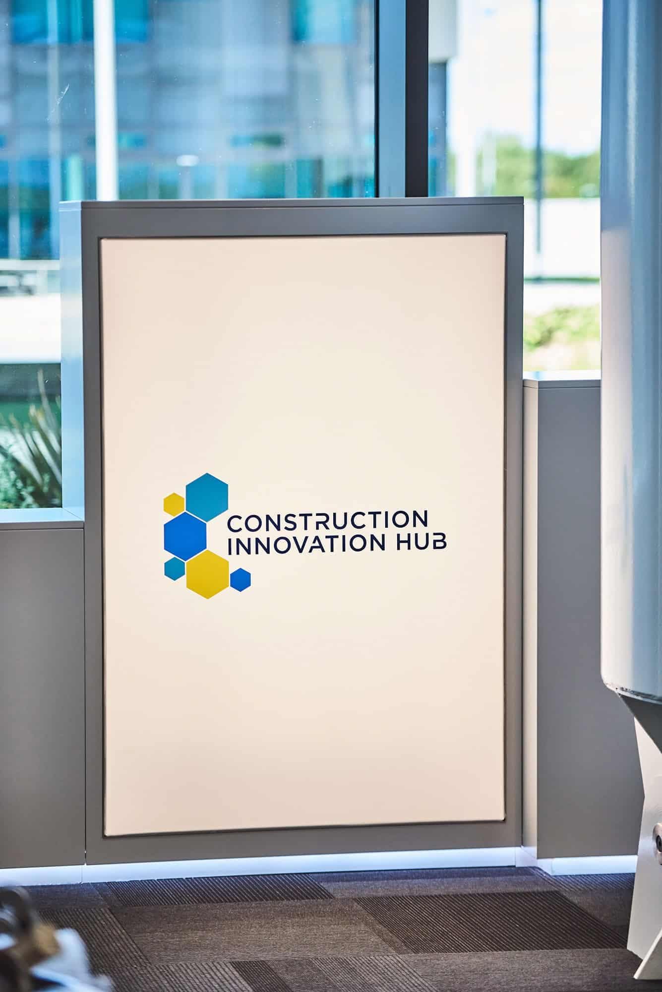 Construction Innovation Hub Sign